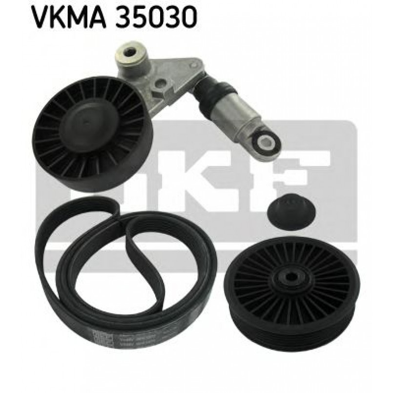 VKMA 35030 SKF Комплект доріжкового ремня (ролик, ремінь)